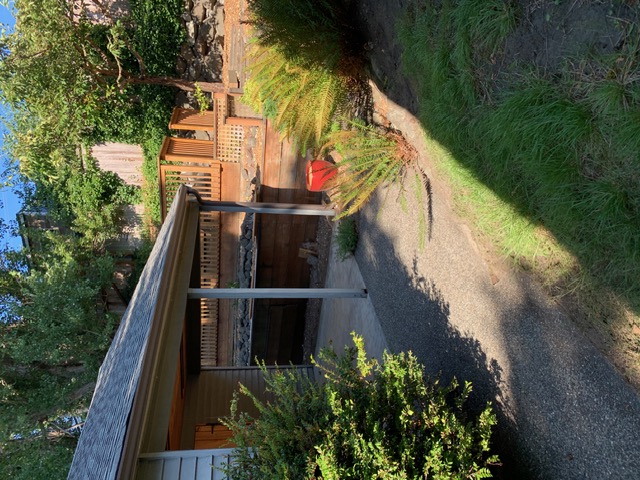 Covered patio and back deck